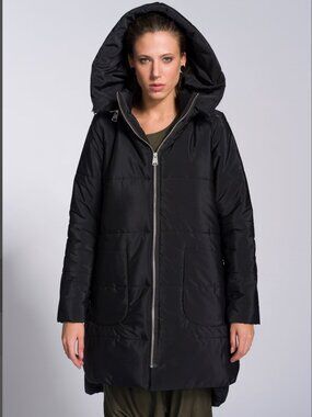 AAKASHA Hooded Quilted Winter Coat